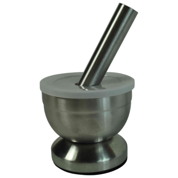 Socador de alho e temperos, Pilão, Almofariz de aço inox - Image 3