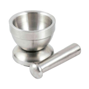Socador de alho e temperos, Pilão, Almofariz de aço inox