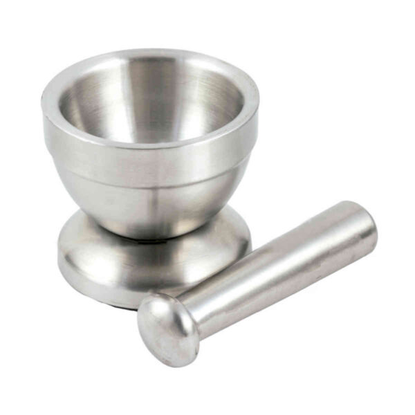Socador de alho e temperos, Pilão, Almofariz de aço inox