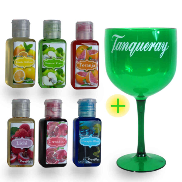 Xaropes para Gin Tônica e Taça Tanqueray - drinks soda vodka