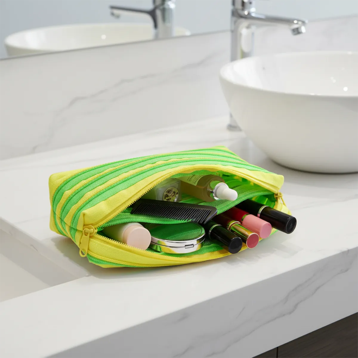 Necessaire, estojo escolar zip Grande NKoisas