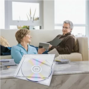 Caixa de CD DVD – Estojo de CD Acrílico – Kit com 15 Peças
