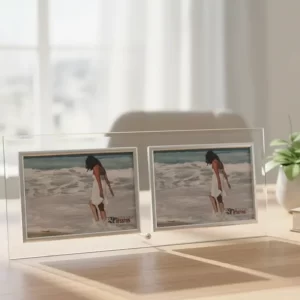 Porta Retrato 10×15 Duplo Horizontal (paisagem) – Elegância e Sofisticação para suas Fotos