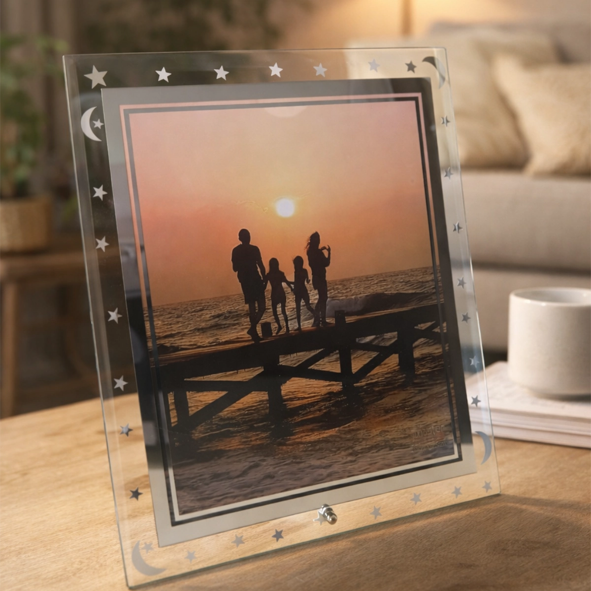 porta retrato 20x25 - vertical - vidro - astros